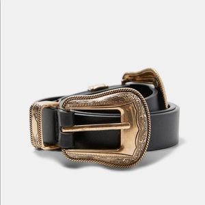 Zara Double Buckle Belt